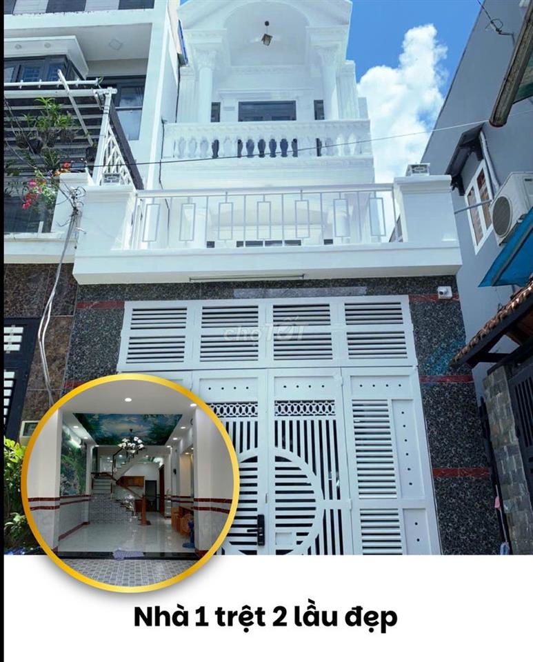 Cho thuê nhà 3 lầu mới đẹp hẻm Nguyễn Ảnh Thủ phường Hiệp Thành Q12