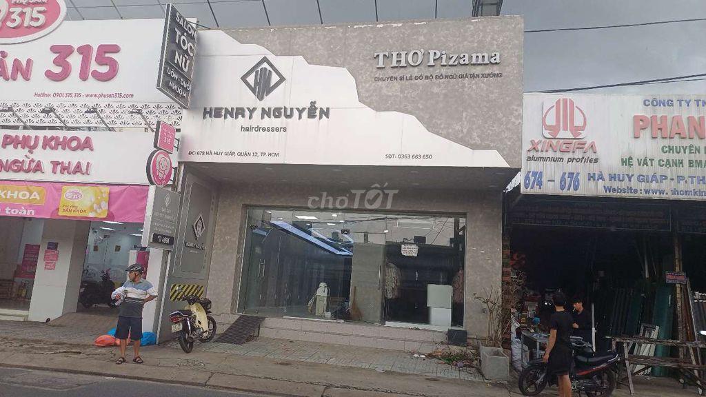 Cho thuê nhà nguyên căn mặt tiền đường Hà Huy Giáp