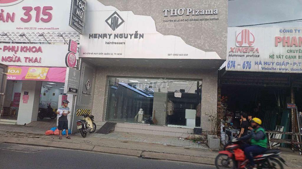 Cho thuê nhà nguyên căn mặt tiền đường Hà Huy Giáp