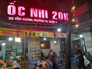 vỉa hè mặt tiền vĩnh khánh khu dân cư đông 3tr500k