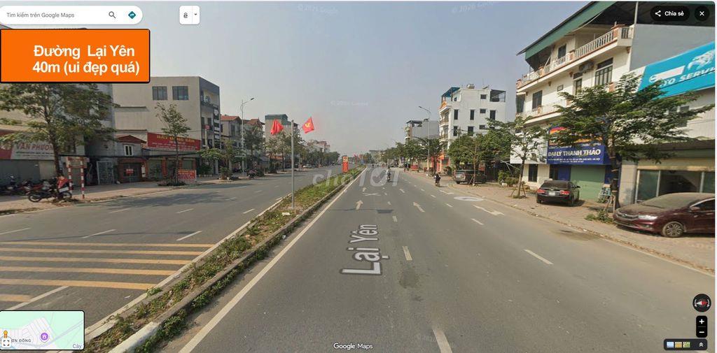 85m2 dịch vụ mặt tiền 5,5m vị trí đẹp lại yên, sơn đồng, hà nội
