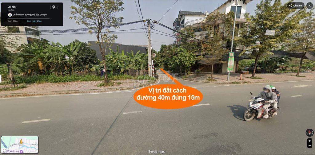 85m2 dịch vụ mặt tiền 5,5m vị trí đẹp lại yên, sơn đồng, hà nội