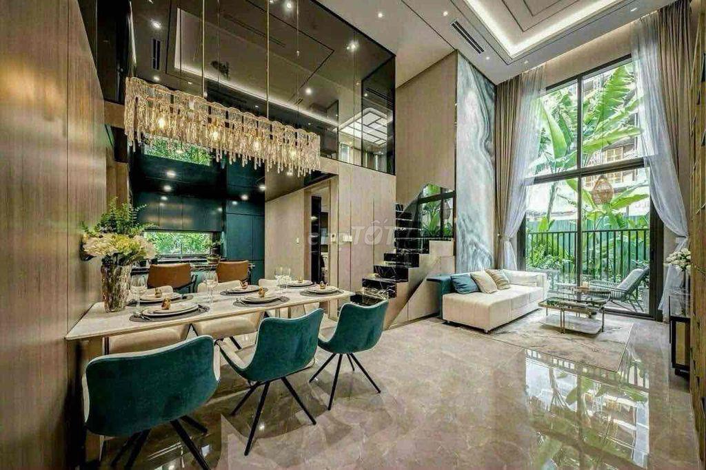 Sky Park Hi Ceiling trần cao 5,3m 2PN 1WC full nội thất