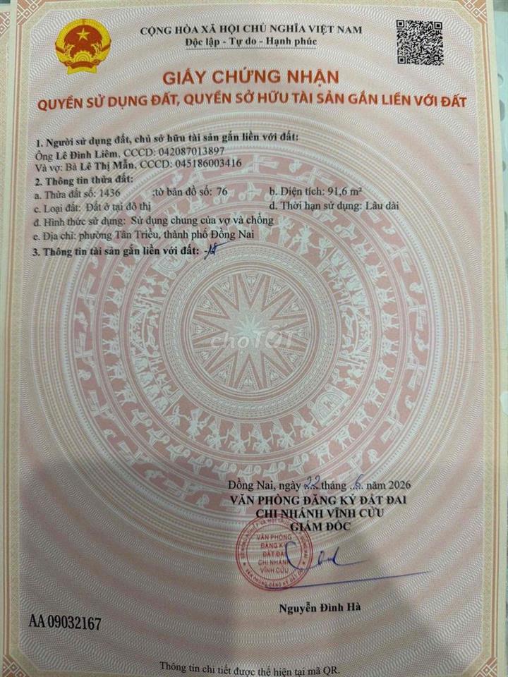 Bán Nhà Đồng Nai