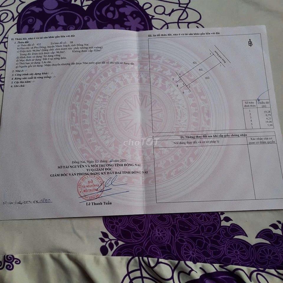 Cần bán đất nền