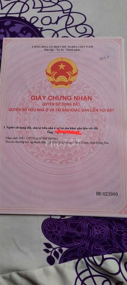 Cần bán đất nền