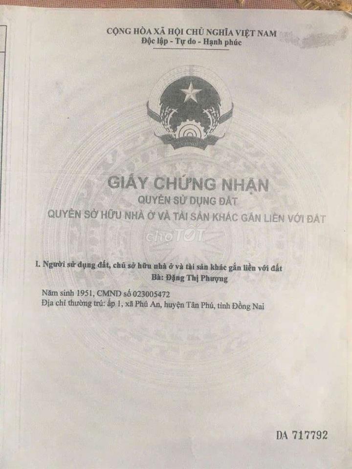 ĐẤT CHÍNH CHỦ CẦN BÁN