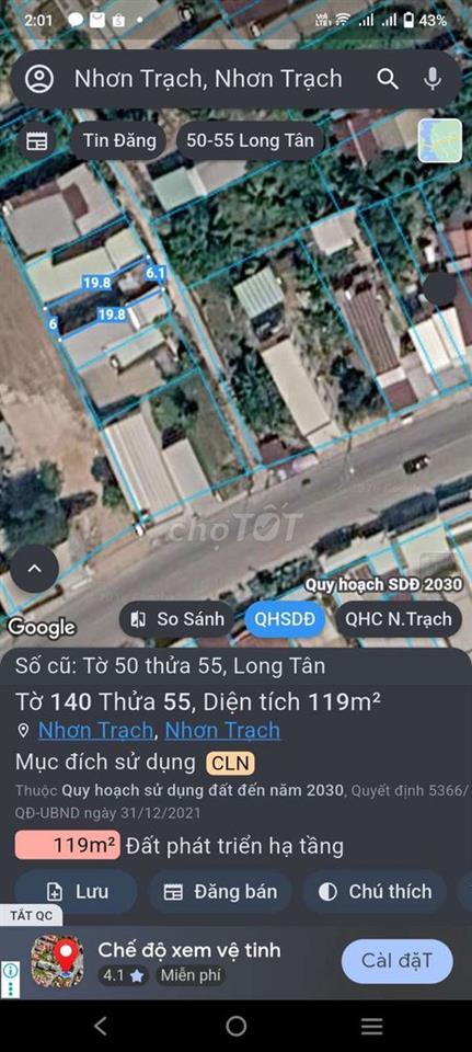 bán đất lý thái tổ long tân
