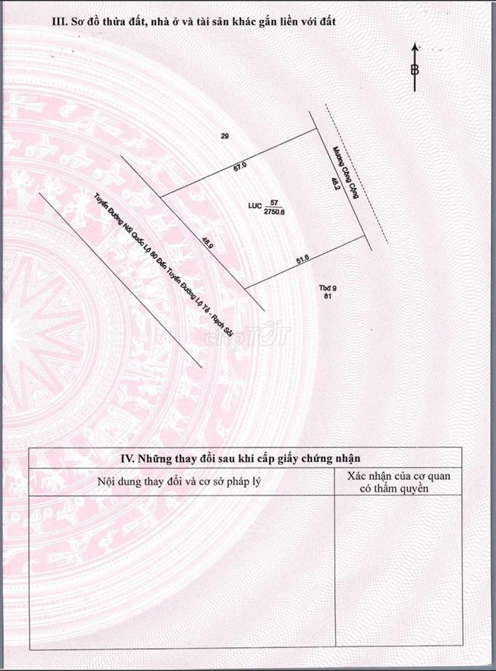 BÁN,CHO THUÊ LÂU DÀI 8.756,9 M² MẶT TIỀN ĐƯỜNG NỐI QL80 CẦN THƠ