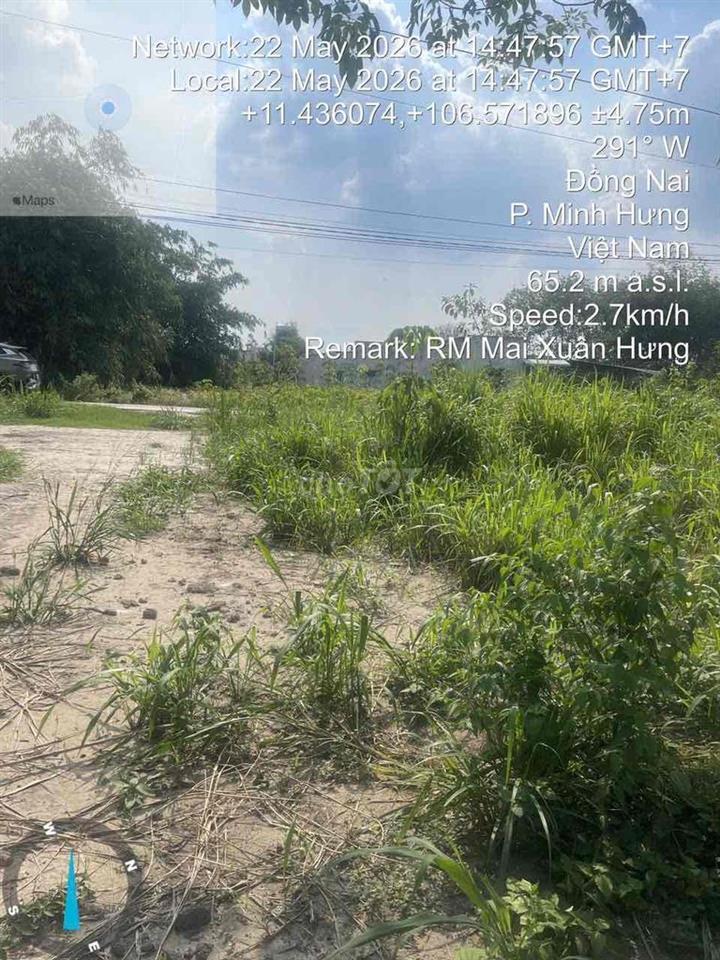 Bán đất phường Minh Hưng- tp Đồng Nai