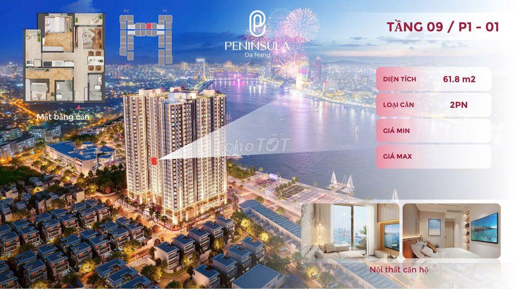 Peninsula Đà Nẵng 2PN giá chỉ 3,8xx tỷ
