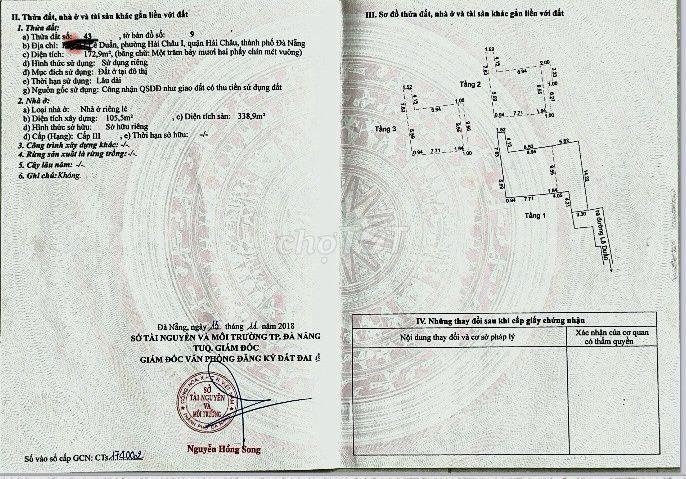Bán nhà kiệt Lê Duẩn, Hải Châu I Đà Nẵng