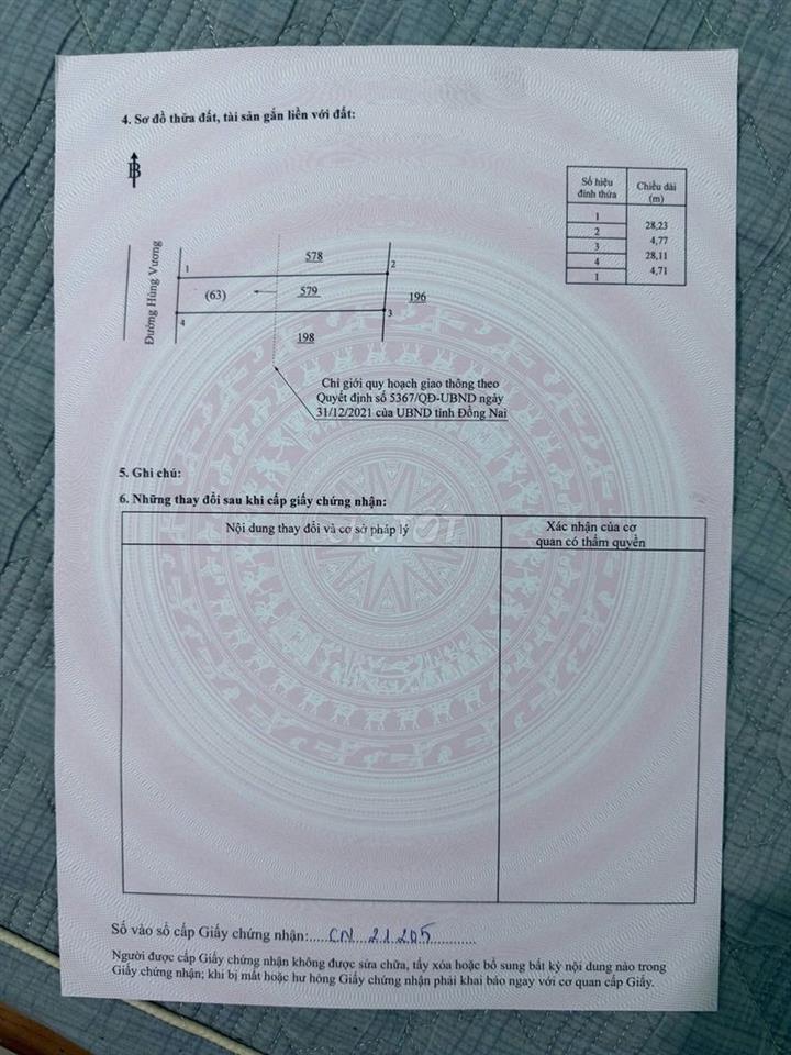 Chính chủ cần bán gấp đất mt Hùng Vương giá siêu rẻ