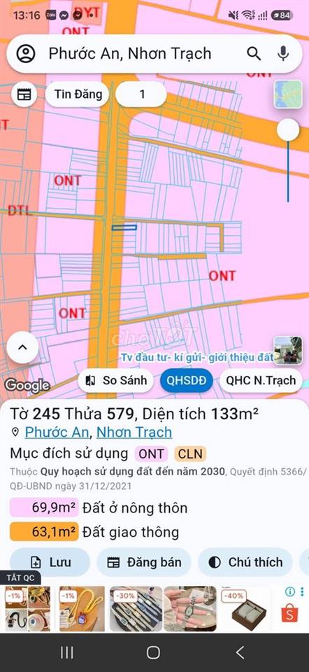 Chính chủ cần bán gấp đất mt Hùng Vương giá siêu rẻ