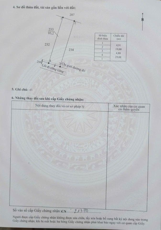 Bán đất thổ cư hẻm xe hơi đường Lộc trung 