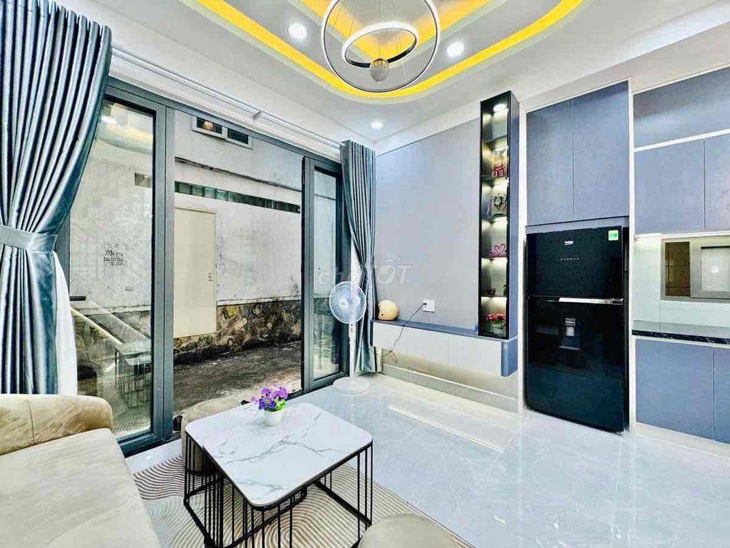 NHÀ XÂY MỚI FULL NỘI THẤT Ở 4-5Người