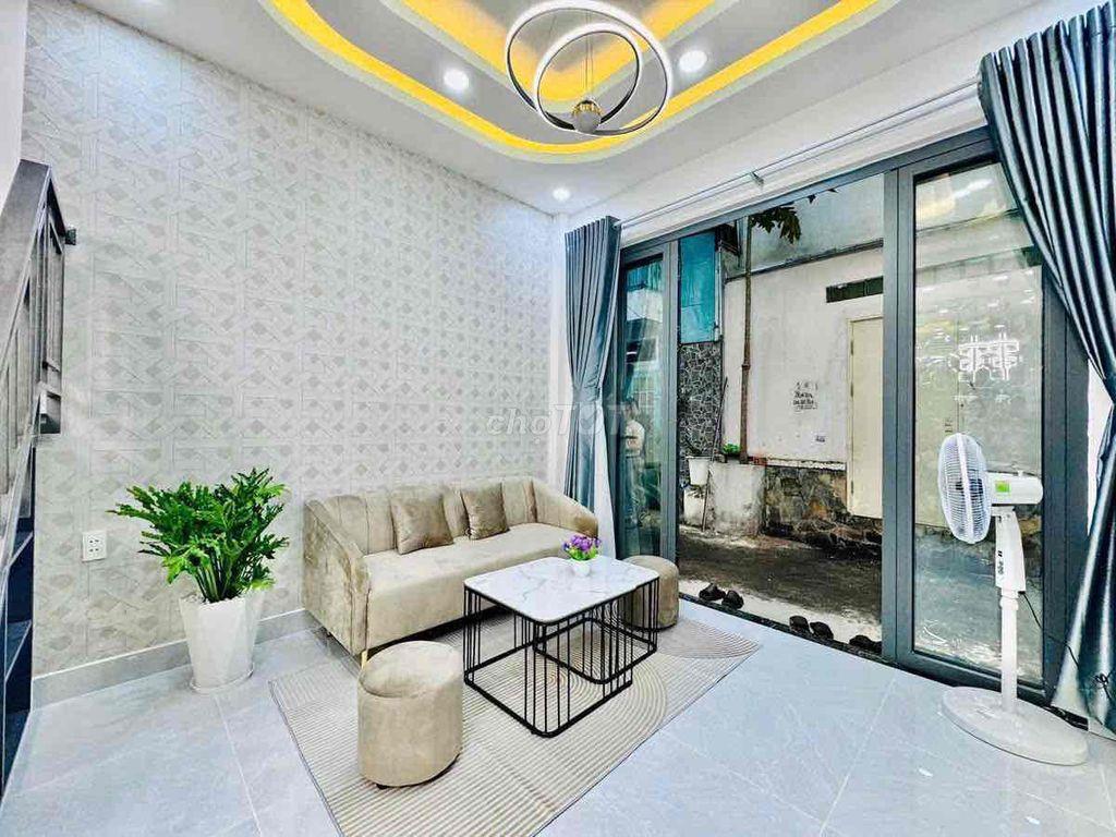 NHÀ XÂY MỚI FULL NỘI THẤT Ở 4-5Người