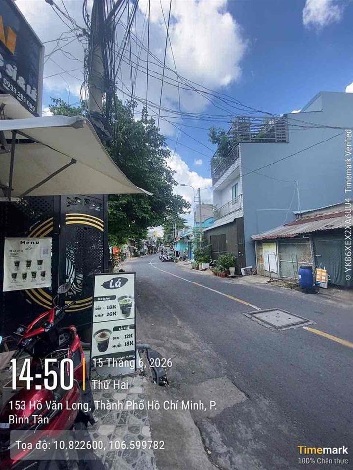 Mặt tiền kinh doanh Đường Hồ Văn Long. Phường Bình Hưng Hoà B. Q Bình