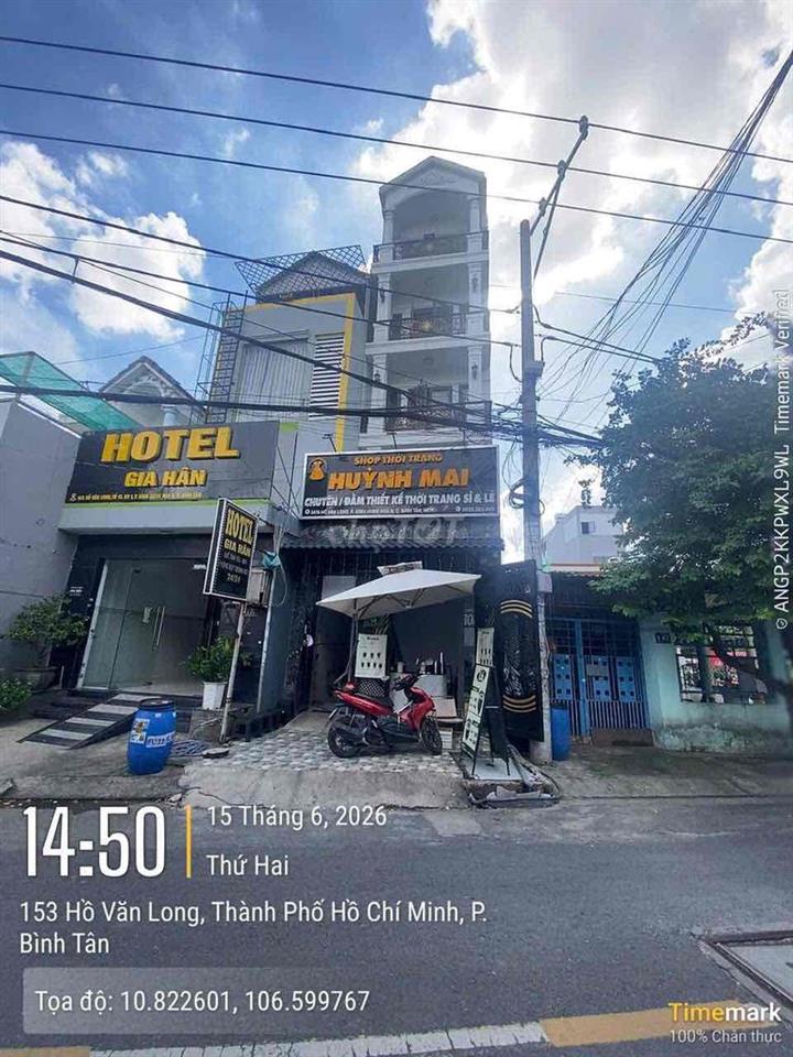 Mặt tiền kinh doanh Đường Hồ Văn Long. Phường Bình Hưng Hoà B. Q Bình