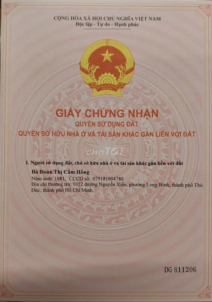 Bán đất thổ cư 147.2m² chính chủ - Phường Thới Hòa, TX. Bến Cát, BD