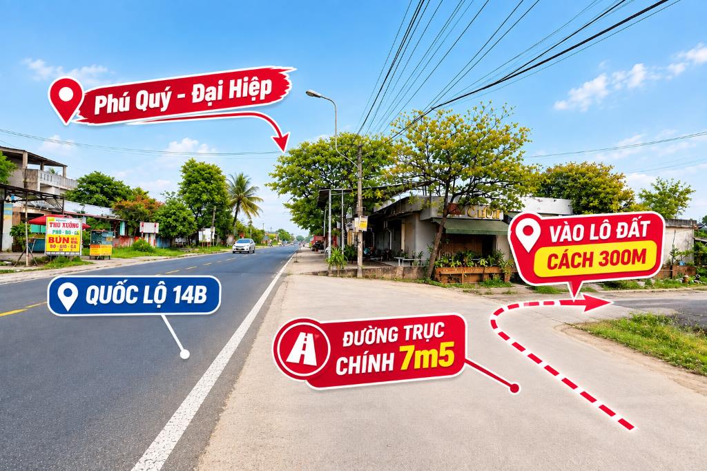 🚨 ĐẤT TRỤC CHÍNH ĐẠI HIỆP –  CHỈ 7XX TRIỆU, ĐỪNG VỘI LƯỚT !