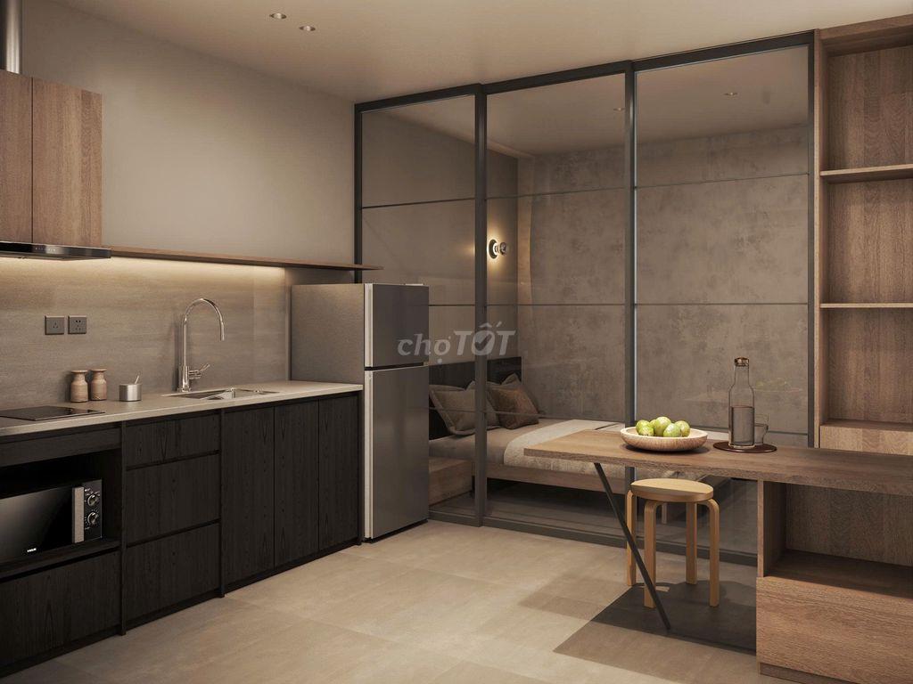 Căn Hộ Studio - Vách Kính Hiện Đại - Full Nội Thất - Trung Sơn Gần Q1,