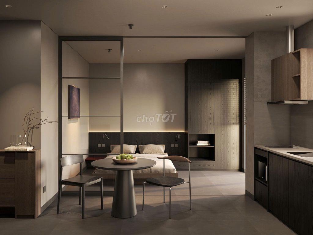 Căn Hộ Studio - Vách Kính Hiện Đại - Full Nội Thất - Trung Sơn Gần Q1,