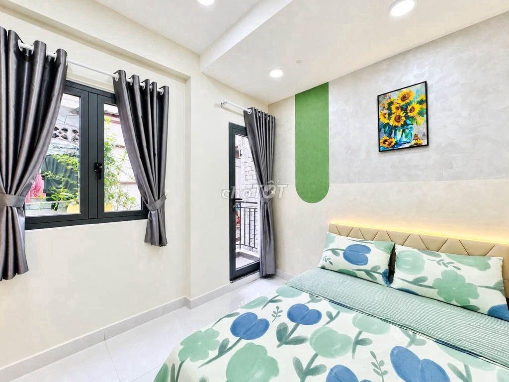 Bán nhà Hoàng Hoa Thám Bình Thạnh 41m2 4 tầng 4PN gần chợ Cây Quéo