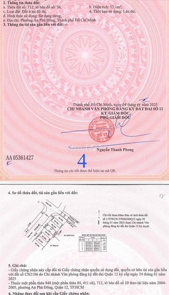 ĐẤT AN PHÚ ĐÔNG 25 GIÁ SẬP SÀN