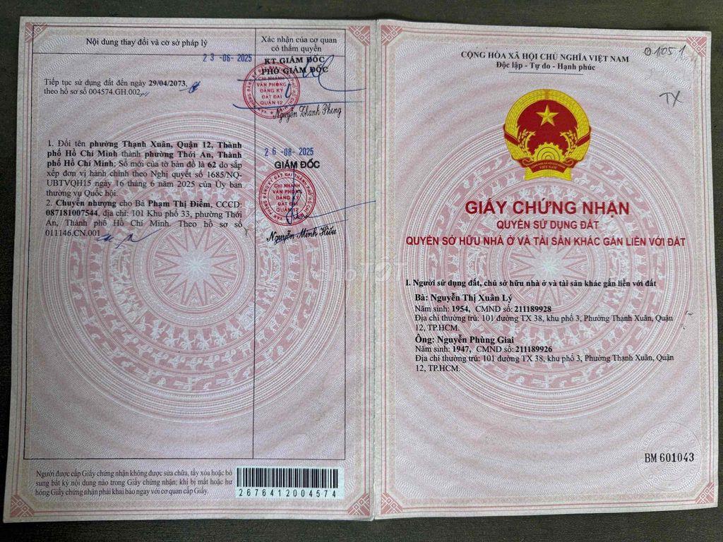 chính chủ cần bán gấp căn nhà để trả nợ ngân hàng