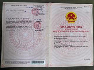 chính chủ cần bán gấp căn nhà để trả nợ ngân hàng