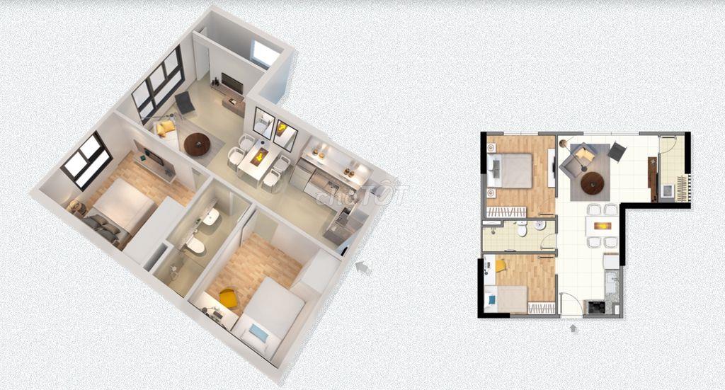 CHO THUÊ CĂN HỘ 2PN 1WC – CITI HOME, CÁT LÁI (Quận 2 cũ)