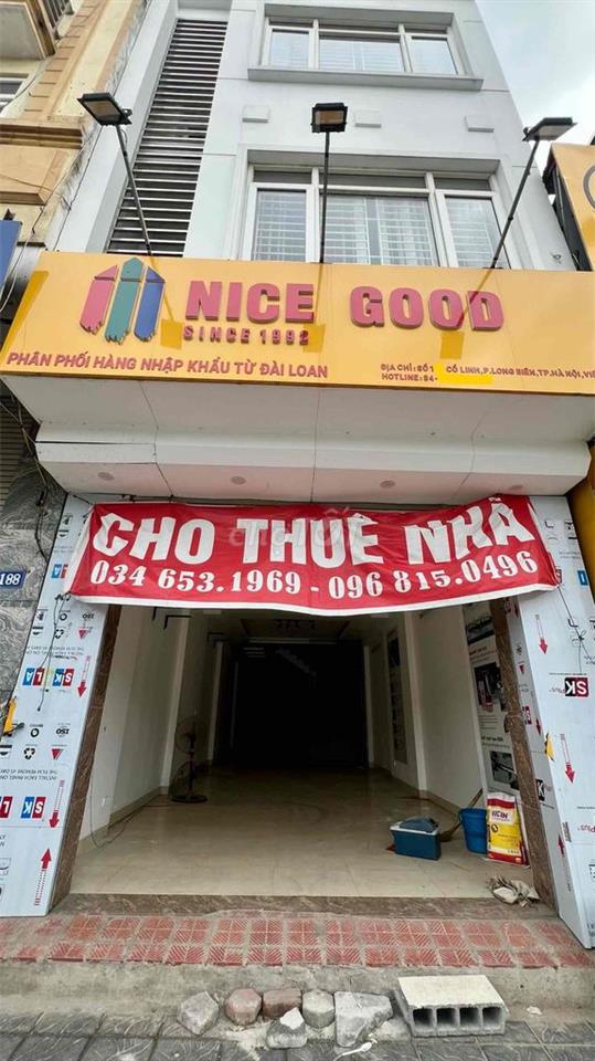 CHÍNH CHỦ CHO THUÊ MẶT BẰNG KINH DOANH MẶT ĐƯỜNG CỔ LINH – CÁCH AEON L