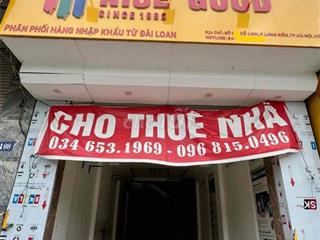 CHÍNH CHỦ CHO THUÊ MẶT BẰNG KINH DOANH MẶT ĐƯỜNG CỔ LINH – CÁCH AEON L