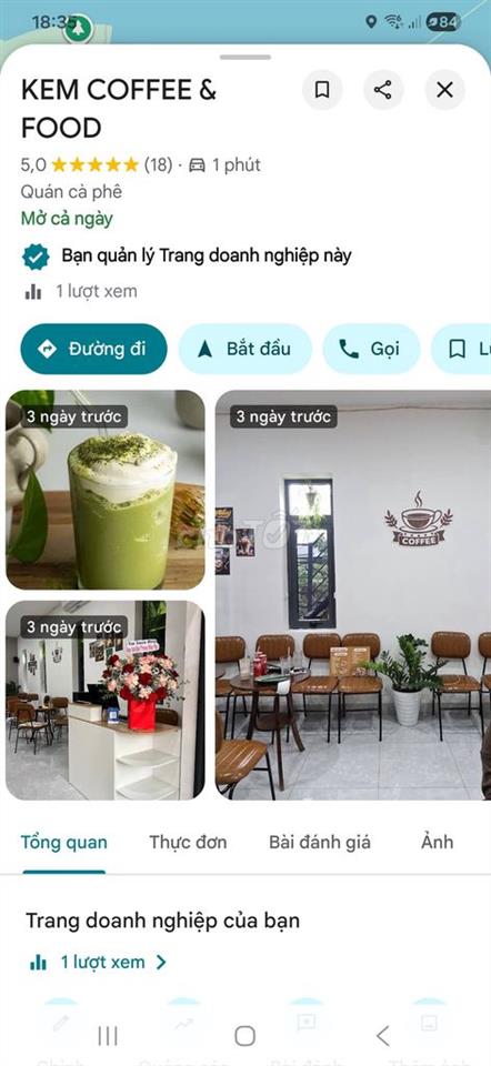 SANG NHƯỢNG QUÁN CÀ PHÊ