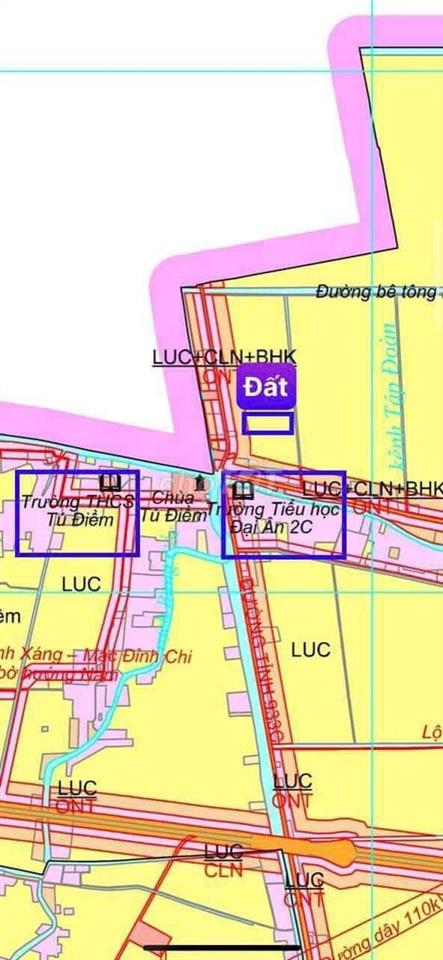 chính chủ cần bán đất mặt tiền tỉnh lộ gần chợ trường học 150m