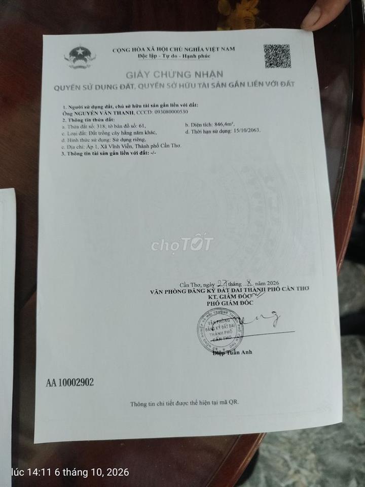 Chính chủ bán đất ở hoặc kinh doanh