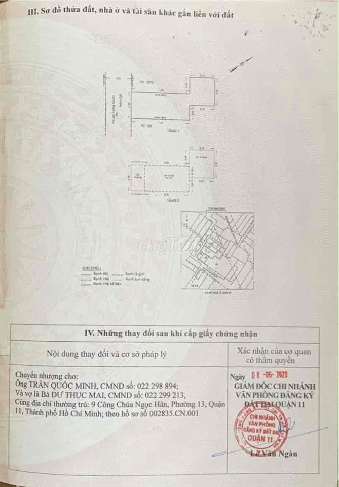 NHÀ CHÍNH CHỦ Q11 BÌNH THỚI