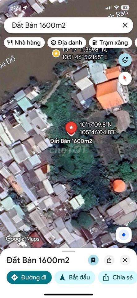 cần bán 1600m2 đất ( 900m thổ)