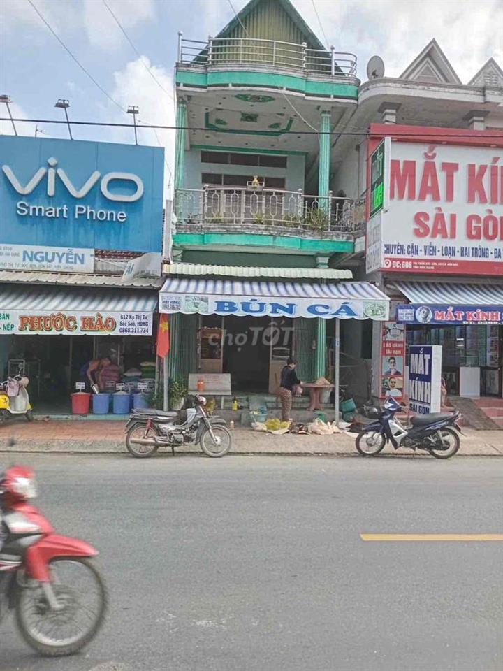 Bán Nhà Ngay Quốc Lộ 80 - Trung tâm thương mại Sóc Xoài
