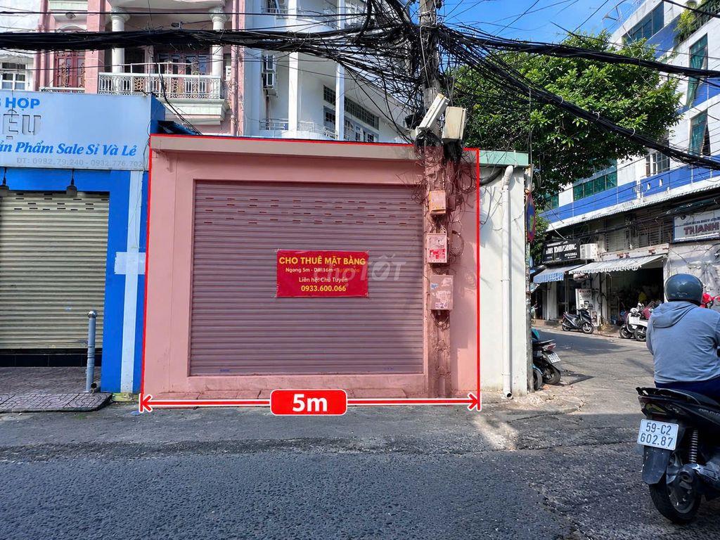 CHO THUÊ MẶT BẰNG GÓC 2 MẶT TIỀN HẺM - ĐƯỜNG 3/2, QUẬN 10