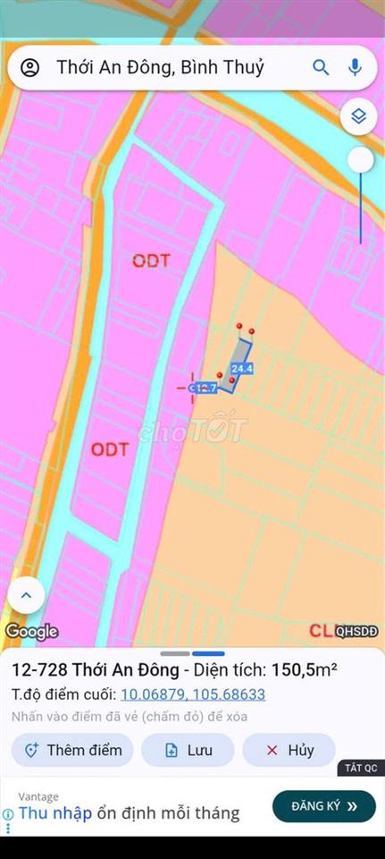 Cần sang nhượng lô đất 6x25m