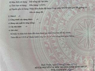 ĐẤT VÀNG BÌNH THUẬN - MẶT TIỀN - VUÔNG VỨC