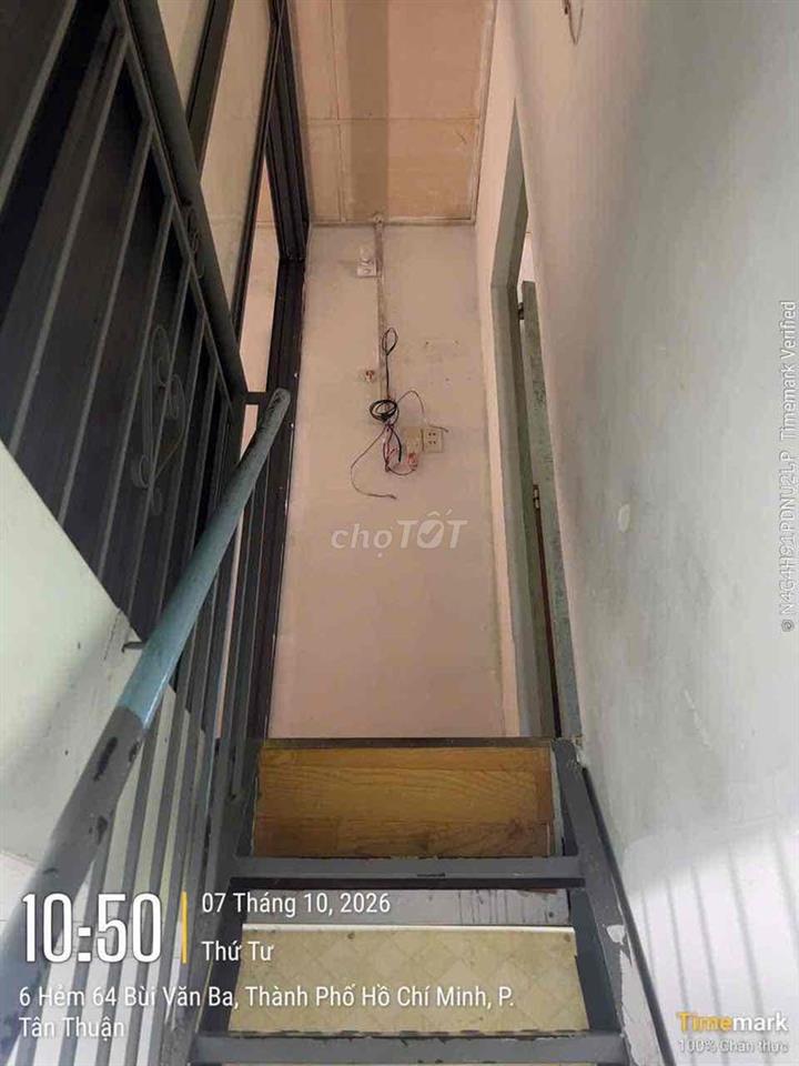 Cho thuê nhà hẻm 44B Bùi Văn Ba, Phường Tân Thuận, Quận 7 (cũ).