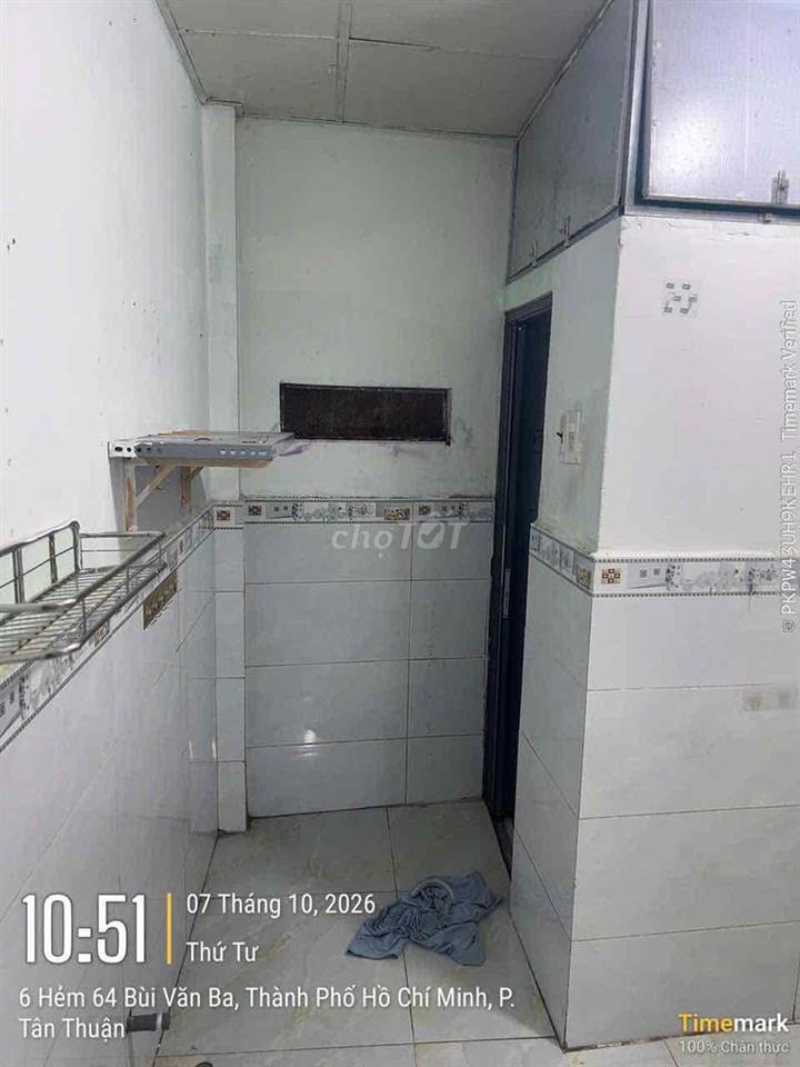 Cho thuê nhà hẻm 44B Bùi Văn Ba, Phường Tân Thuận, Quận 7 (cũ).