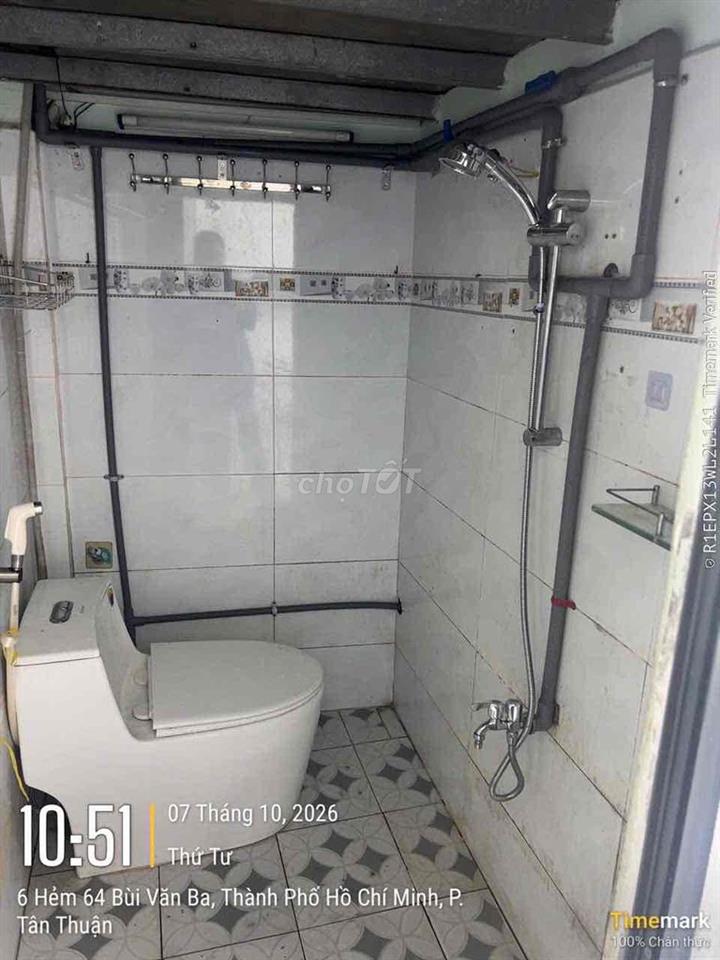 Cho thuê nhà hẻm 44B Bùi Văn Ba, Phường Tân Thuận, Quận 7 (cũ).