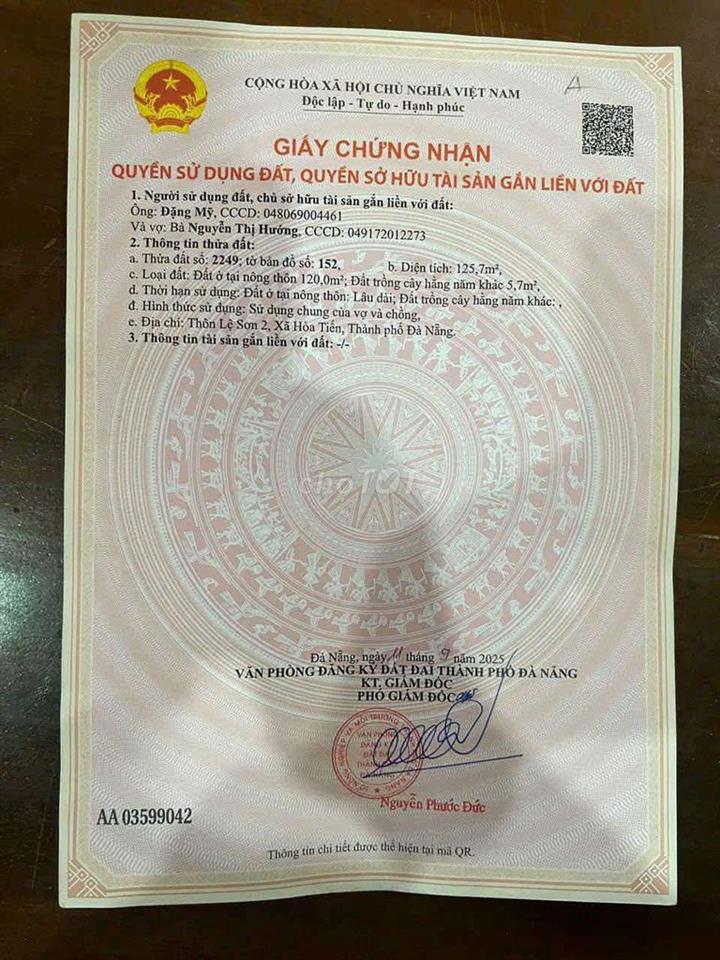 đất thổ cư