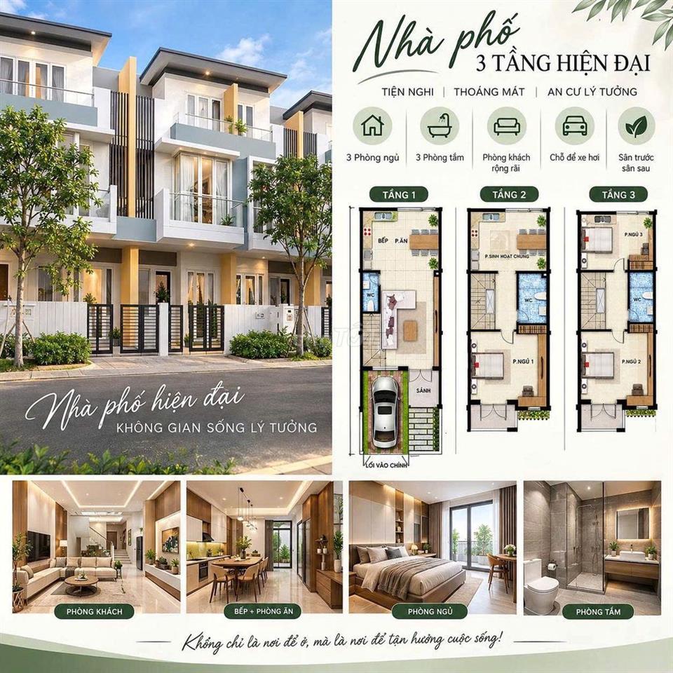 NHÀ PHỐ KHANG ĐIỀN – CHỦ HẠ GIÁ CÒN 9,5 TỶ, THIỆN CHÍ BÁN!