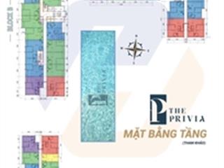 🔥 THE PRIVIA – CHO THUÊ CĂN 2PN NỘI THẤT CƠ BẢN