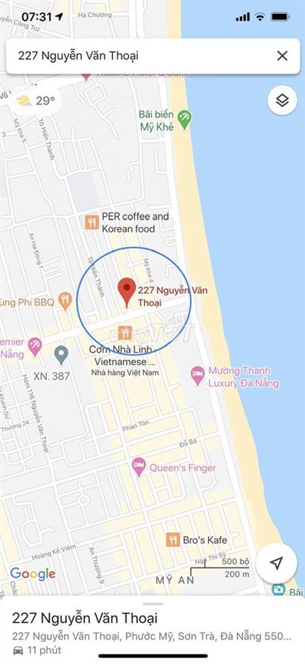 CĂN HỘ MẶT TIỀN - CÁCH BIỂN MỸ KHÊ CHỈ 200M- NGUYỄN VĂN THOẠI- ĐÀ NẴNG